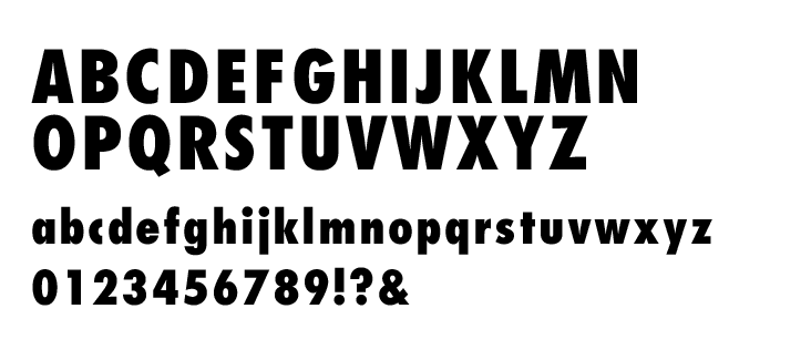 Futura Condensed ExtraBold