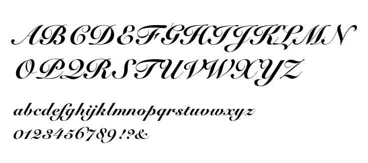 Snell Roundhand Black Script