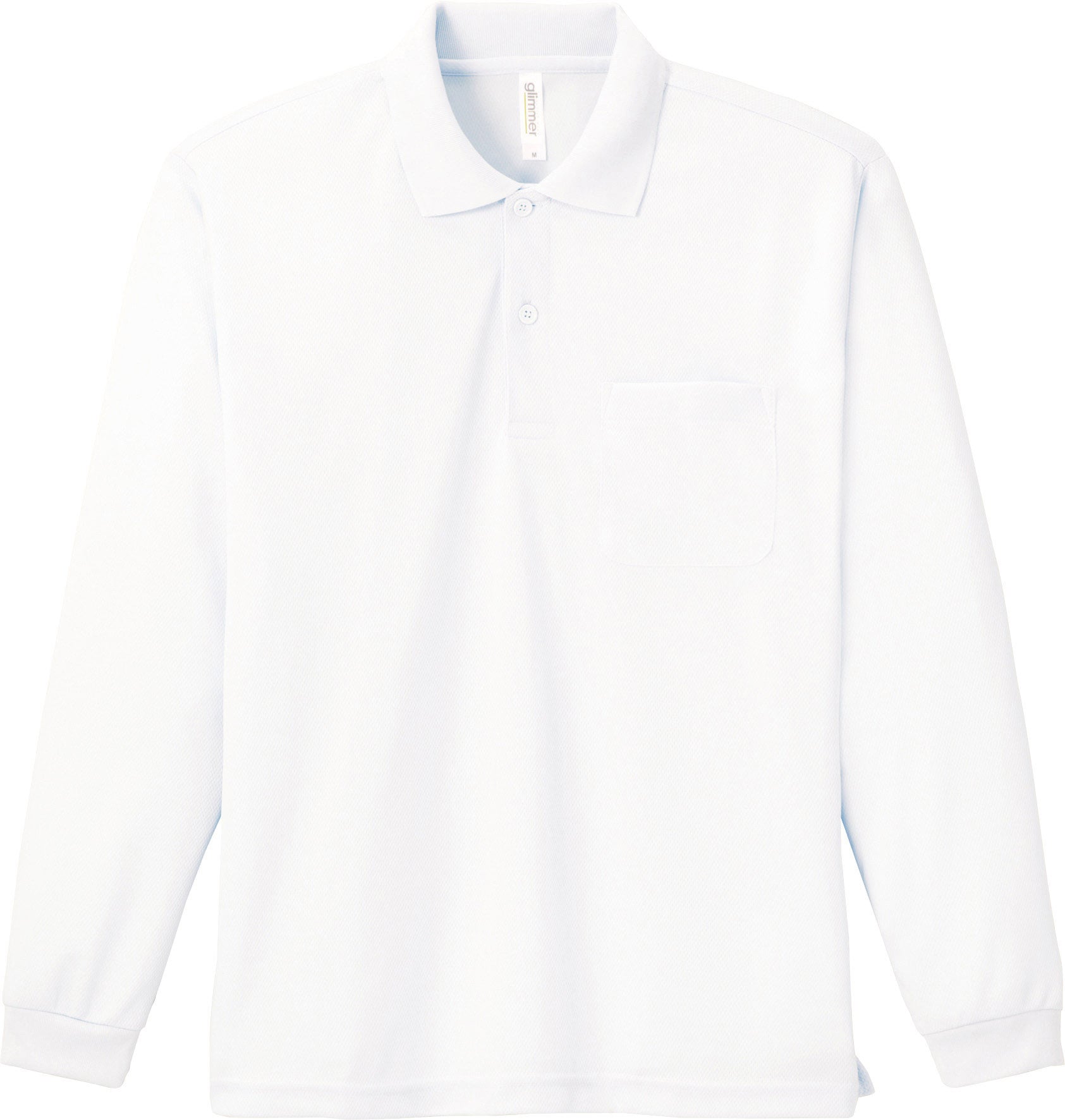 4.4オンス ALP ドライ長袖ポロシャツ(ポケット付)：00335 | オリジナル
