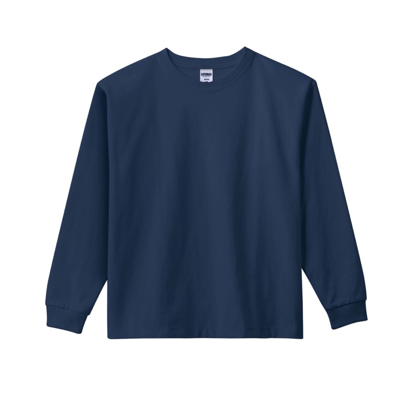 スーパーヘビーウェイトロングスリーブＴシャツ10.2oz：MS1608（8	ネイビー）