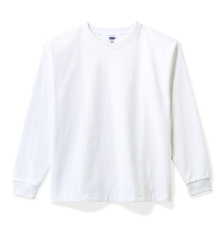 スーパーヘビーウェイトロングスリーブＴシャツ10.2oz：MS1608（15	ホワイト）