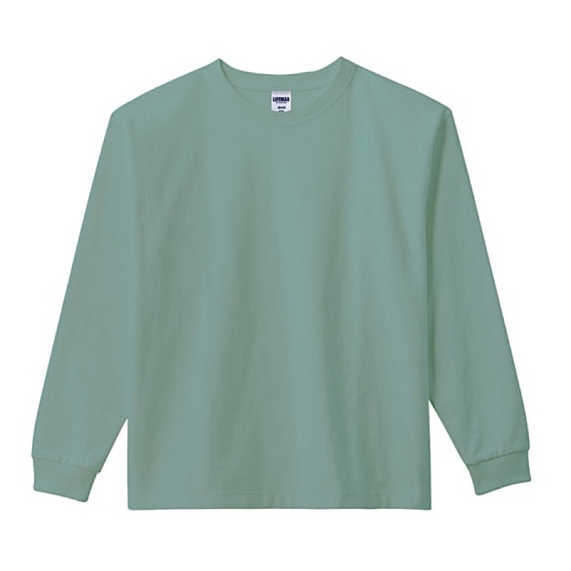 スーパーヘビーウェイトロングスリーブＴシャツ10.2oz：MS1608（514	スモーキーグリーン）